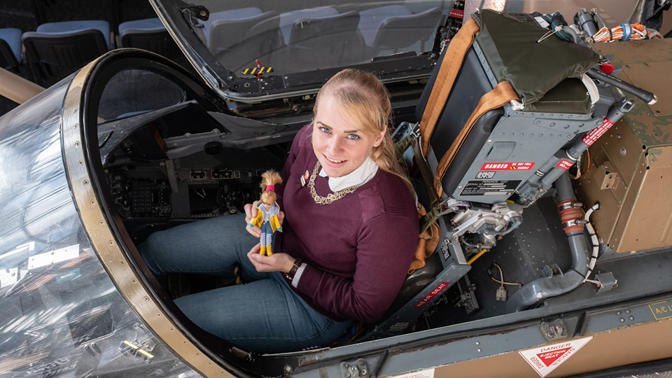 Jennifer Glover PhD Aeronautics student and Lottie Tour organiser